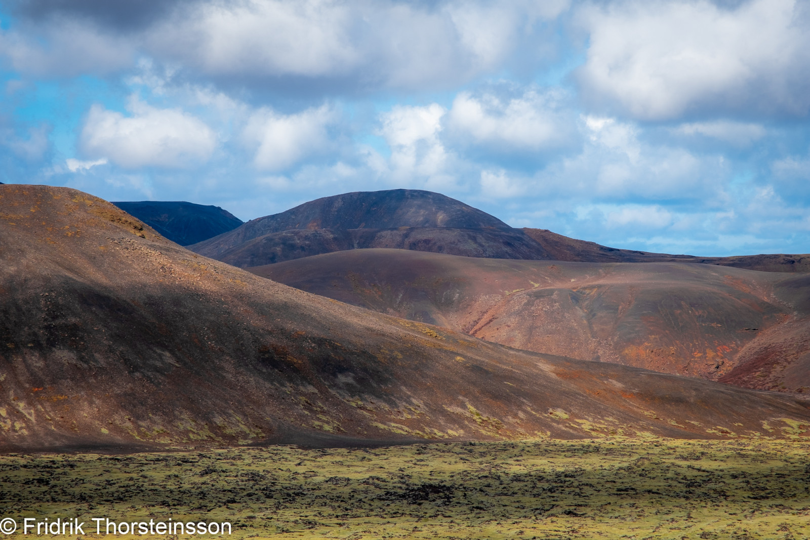 Sandfell, Meradalshlíðar og Kistufell